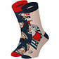 Apollo Apollo Wrong Christmas Socks Men 2-Pair Santa Claus