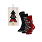 Apollo Apollo Men's Christmas Socks Giftbox 3-Pack Print