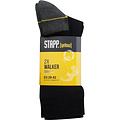 STAPP STAPP Unisex Hiking Socks Yellow Walker Seamless Socks 6-Pack Black
