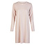 By Louise By Louise Dames Nachthemd Interlock Lange Mouw Roze Gestipt