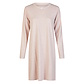 By Louise By Louise Dames Nachthemd Interlock Lange Mouw Roze Gestipt