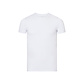 Basset Basset Ladies/Gentlemen Bamboo T-Shirt Round Neck White