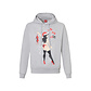 Apollo Apollo Men's Foul Christmas Sweater Hoodie Foul Christmas Print Gray