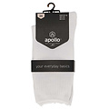 Apollo Apollo Ladies Plain Diabetes Socks 3-Pair Plain White