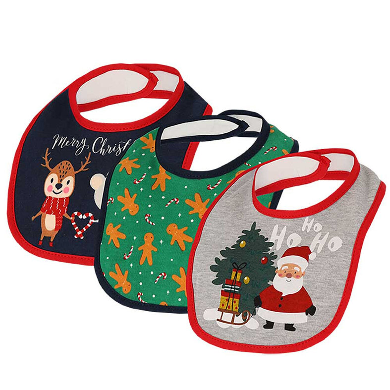 Apollo Apollo Baby Christmas Socks + Bib Set Christmas Print