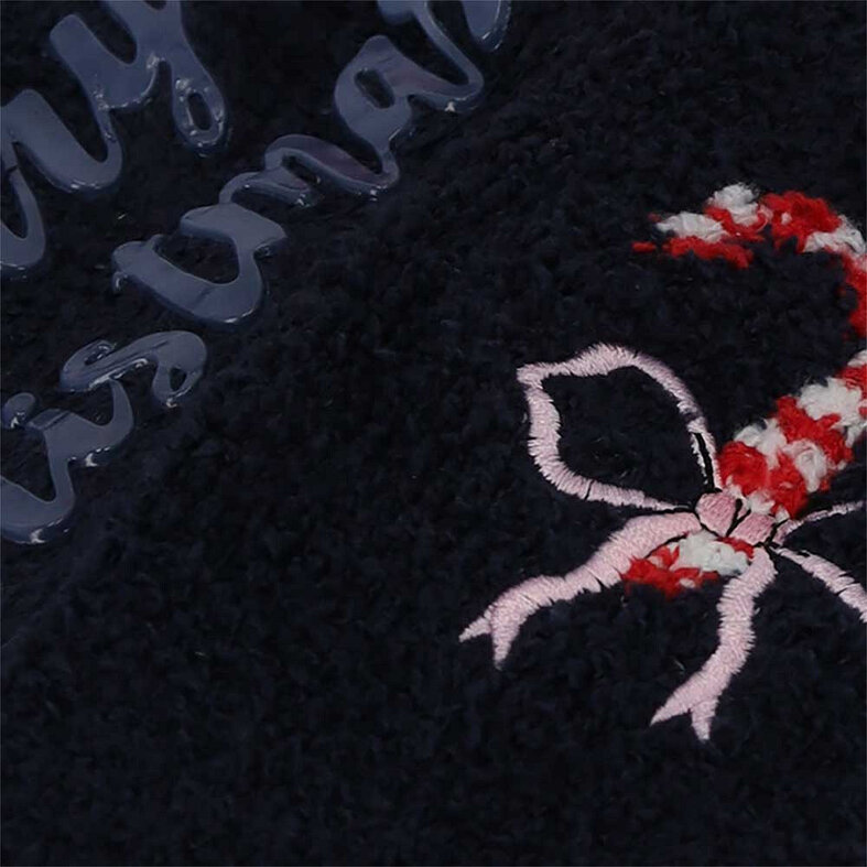 Apollo Apollo Dames Sokken Kerst Print Chenille Bedsokken Giftbox 3-Pack