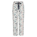 By Louise By Louise Dames Pyjama Set Lang Blauw Gebloemd