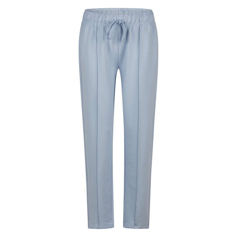 By Louise By Louise Women's House Suit Pants + Sweater Solid Blue