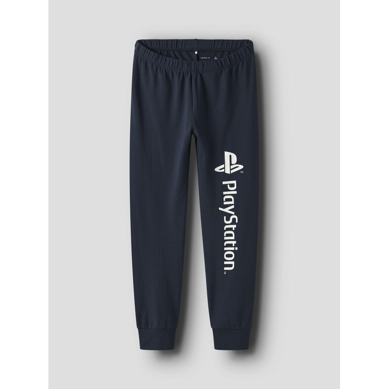 Name It Name It Jongens Lange Pyjama Set NKMOLYMPOS Playstation Print Donkerblauw