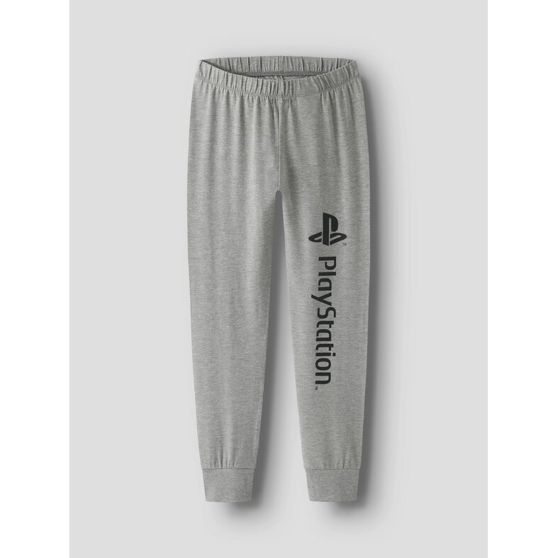 Name It Name It Jongens Lange Pyjama Set NKMOLYMPOS Playstation Print Grijs