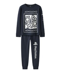 Name It Jongens Lange Pyjama Set NKMOLYMPOS Playstation Print Donkerblauw
