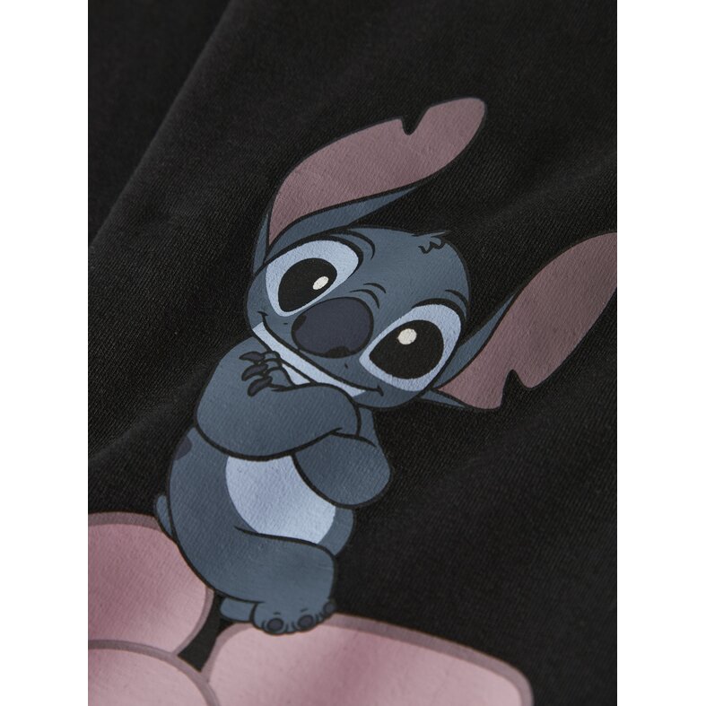 Name It Name It Meisjes Lange Pyjama Set NKFOLINA Stitch Zwart