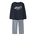 Name It Name It Jongens Lange Pyjama Set NMMRAMEL Gestreept Donkerblauw