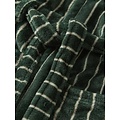 Name It Name It Boys Bathrobe Velvet NKMRACER Dark Green/White Striped