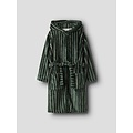 Name It Name It Boys Bathrobe Velvet NKMRACER Dark Green/White Striped