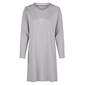 By Louise By Louise Ladies Nightshirt Long Sleeve Cotton Gray Striped