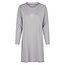 By Louise By Louise Ladies Nightshirt Long Sleeve Cotton Gray Striped