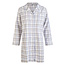 By Louise By Louise Dames Pyjama Nachthemd Flanel Met Knoopjes Blauw/Wit Geruit