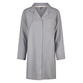By Louise By Louise Dames Nachthemd Mousseline Met Knoopjes Grijs/Blauw
