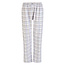By Louise By Louise Dames Pyjamabroek Flanel Geruit Blauw/Wit