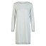 By Louise By Louise Ladies Nightshirt Interlock Long Sleeve Green/White Striped