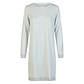By Louise By Louise Dames Nachthemd Interlock Lange Mouw Groen/Wit Gestreept
