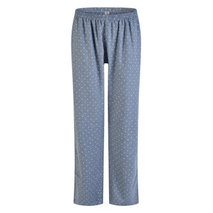 By Louise Ladies Pajama Pants Flannel Dotted Blue
