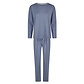 By Louise By Louise Dames Huispak Broek + Sweater Effen Donkerblauw