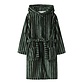 Name It Name It Boys Bathrobe Velvet NKMRACER Dark Green/White Striped