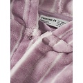 Name It Name It Girls Bathrobe Velvet NKFROSE Lilac Striped