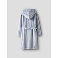 Name It Name It Girls Bathrobe Velvet NKFROSE Blue Striped