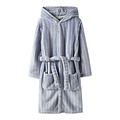 Name It Name It Girls Bathrobe Velvet NKFROSE Blue Striped