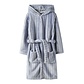 Name It Name It Girls Bathrobe Velvet NKFROSE Blue Striped