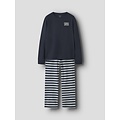 Name It Name It Jongens Lange Pyjama Set NKMRAMEL Gestreept Donkerblauw