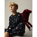 Name It Name It Unisex Children's Christmas Pajama Set NKNVISMAS Dark Blue