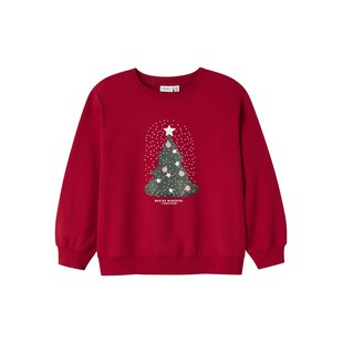 Name It Meisjes Kersttrui NKFRILI Rood