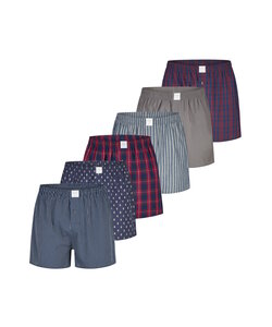 MG-1 Wide Boxer Shorts Men 6-Pack Multipack D615 Multicolor
