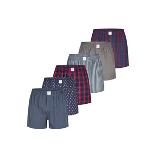 MG-1 Wijde Boxershorts Heren 6-Pack Multipack D615 Multicolor
