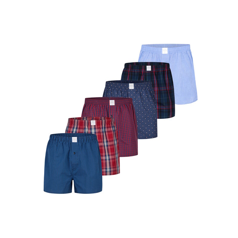 MG-1 MG-1 Wide Boxer Shorts Men 6-Pack Multipack D605 Multicolor