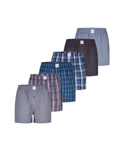 MG-1 Wijde Boxershorts Heren 6-Pack Multipack D610 Multicolor