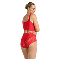 Ten Cate Ten Cate Ladies Secrets Maxi Waist High Waist Seamless Lace 3-Pack Solid Red