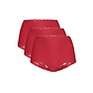 Ten Cate Ten Cate Ladies Secrets Maxi Waist High Waist Seamless Lace 3-Pack Solid Red