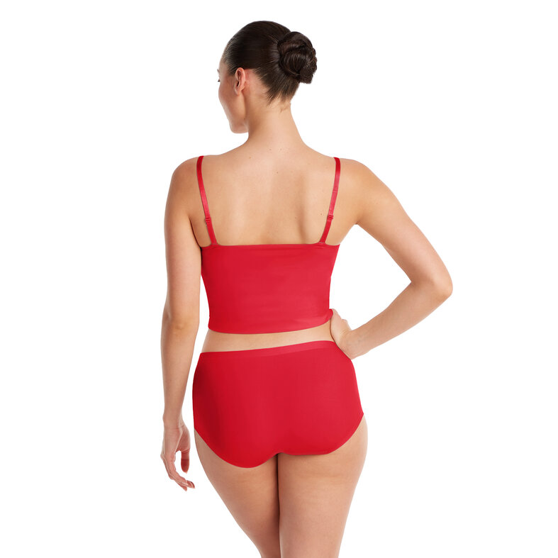 Ten Cate Ten Cate Ladies Secrets Hip Briefs Midi Seamless 3-Pack Solid Red
