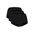 Ten Cate Ten Cate Ladies Secrets Maxi Waist Briefs Seamless High Waist 3-Pack Solid Black
