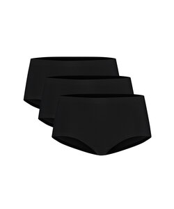 Ten Cate Dames Secrets Heupslip Midi Naadloos 3-Pack Effen Zwart