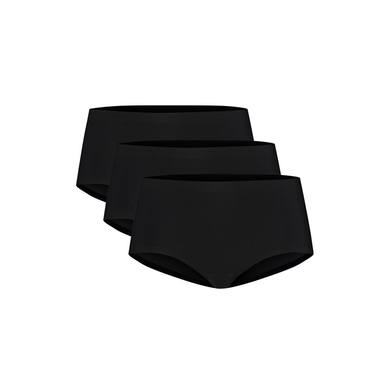 Ten Cate Ten Cate Ladies Secrets Hip Briefs Midi Seamless 3-Pack Solid Black