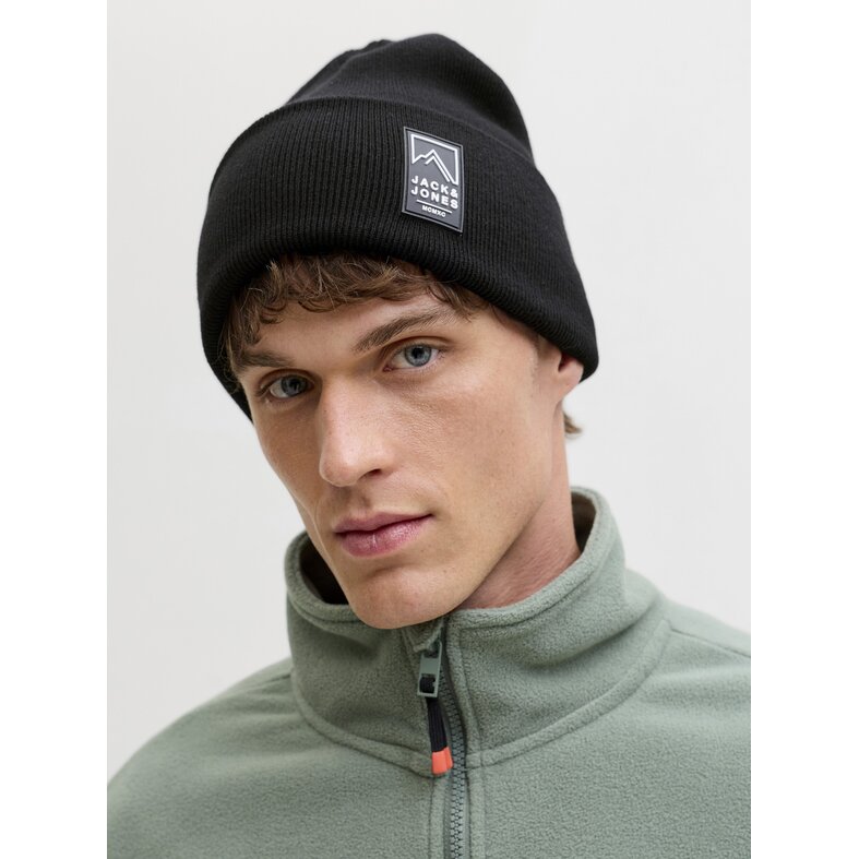Jack & Jones Jack & Jones Men's Hat JACALPES Beanie Black