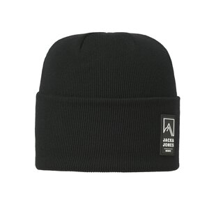 Jack & Jones Men's Hat JACALPES Beanie Black