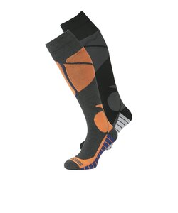 Jack & Jones Men's Ski Socks JACSKI 2-Pack Black/Grey/Orange