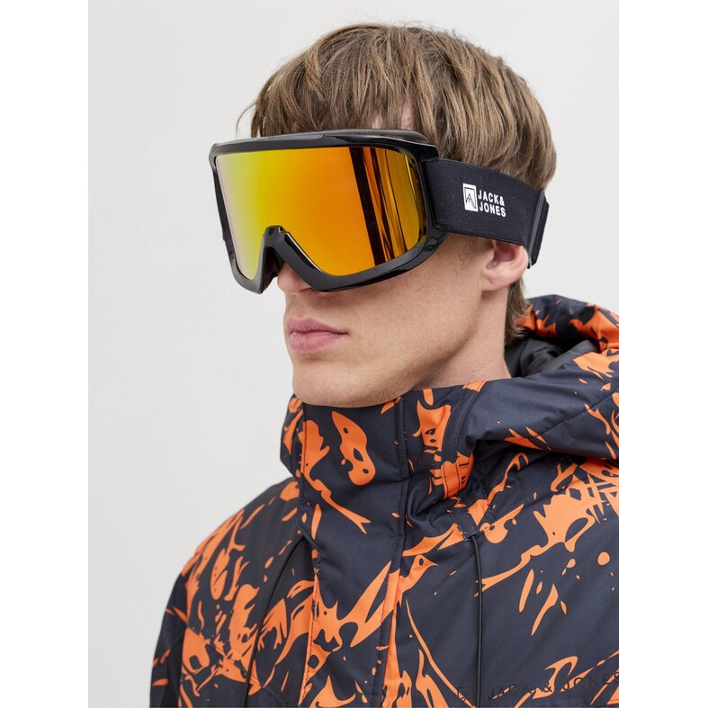 Jack & Jones Jack & Jones Men's Ski Goggles/Snowboard Goggles JACOSLO Black/Orange